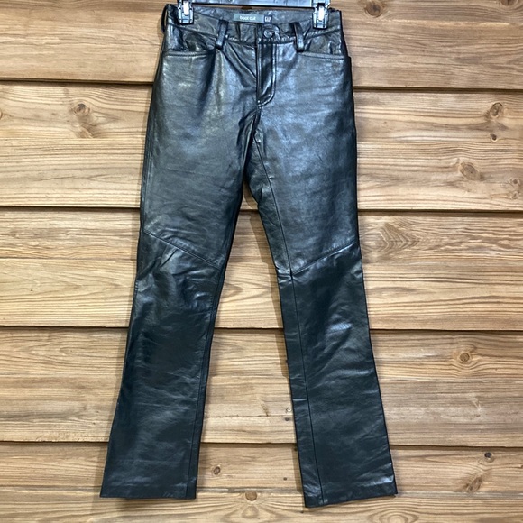 GAP | Pants & Jumpsuits | Vintage Gap Leather Bootcut Pants | Poshmark